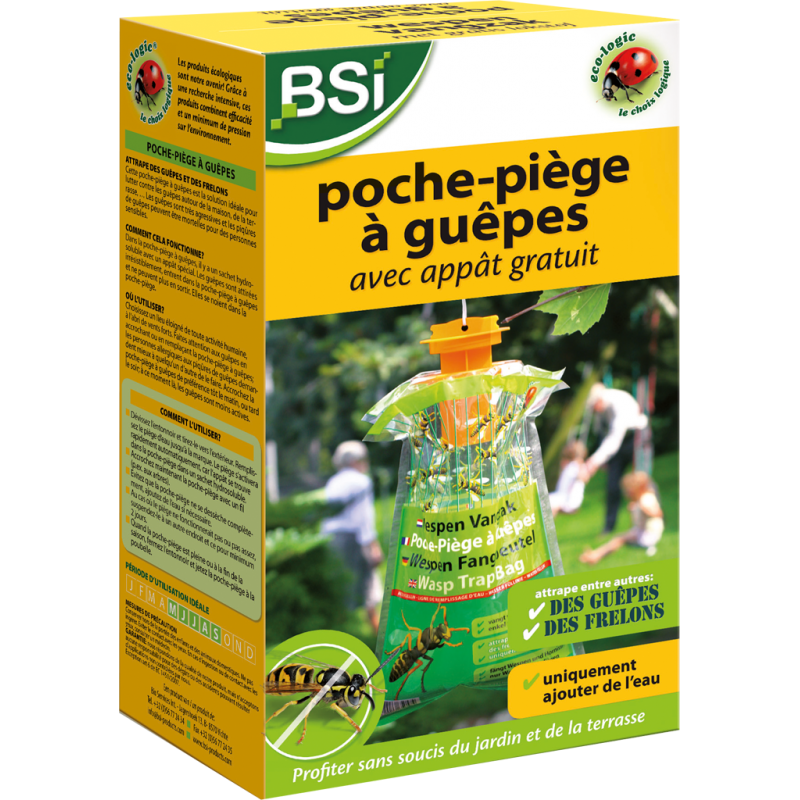 Wasp Attract Poche-piège à Guêpes - BSI Wasp Attract Poche-piège à Guêpes - BSI