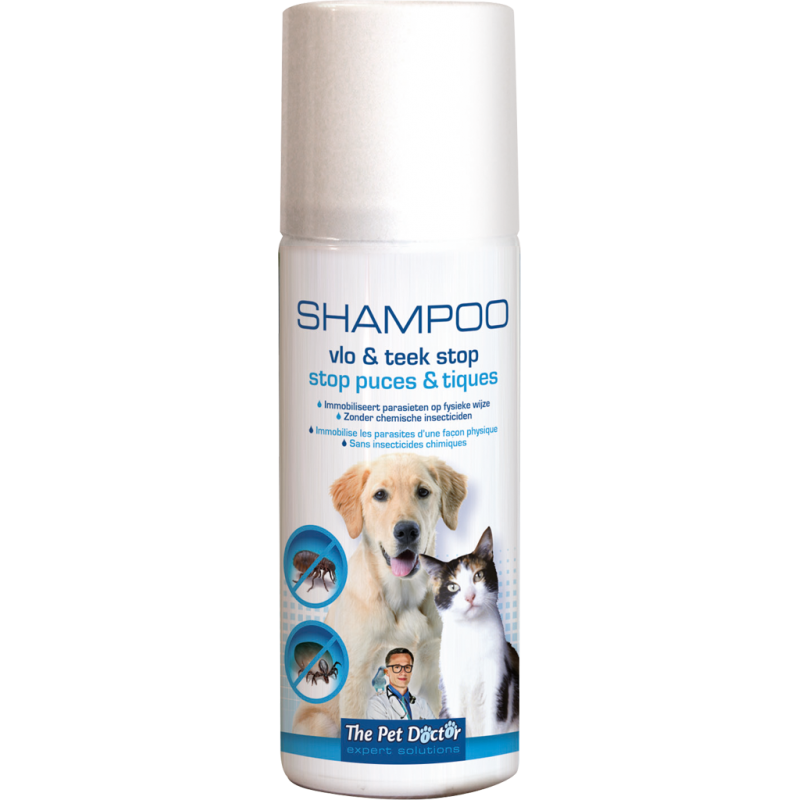 The Pet Doctor Stop Puces & Tiques Shampooing Chat et Chien 200ml - BSI