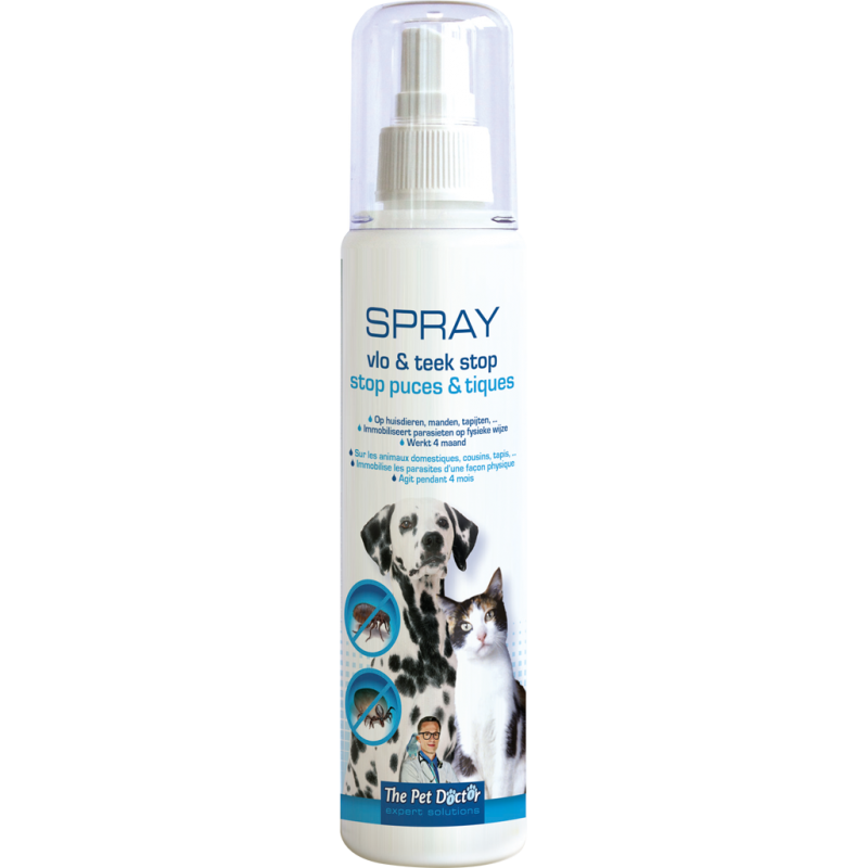 The Pet Doctor Stop Puces & Tiques Spray 200ml - BSI 83022 BSI 11,95 € Ornibird