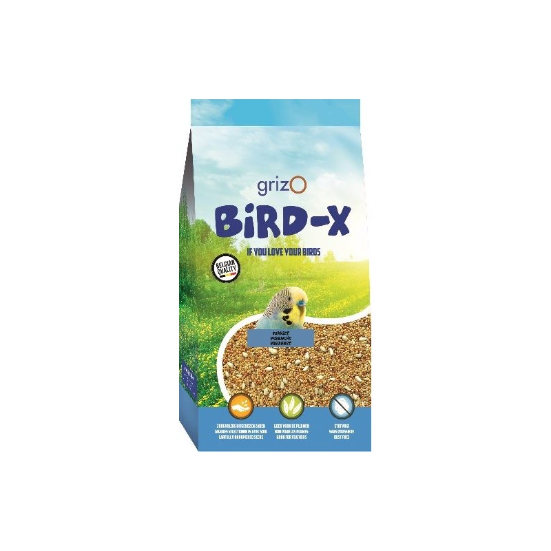 Mélange Perruche avec cardy Bird-X 1kg 101012010 Grizo 2,25 € Ornibird