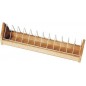 Mangeoire en bois avec grille basculante 100cm - Natural