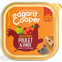 Barquette Adult Poulet & Dinde 300gr - Edgard & Cooper 9484846 Edgard & Cooper 3,00 € Ornibird