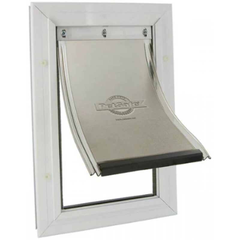 PetSafe Staywell Porte pour animaux en aluminium Blanc XL 41,7x69,2cm - Pet Solutions PetSafe Staywell Porte pour animaux en aluminium Blanc XL 41,7x69,2cm - Pet Solutions