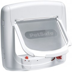 PetSafe Staywell Chatière Deluxe à verrouillage magnétique 4 positions Blanc 24,1x25,2cm - Pet Solutions 400SGIFD Pet Solutio...