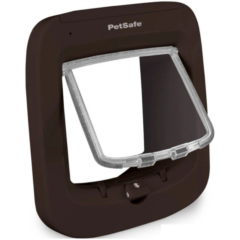 PetSafe Chatière avec puce électronique Brun 22x23,9cm - Pet Solutions PetSafe Chatière avec puce électronique Brun 22x23,9cm - Pet Solutions