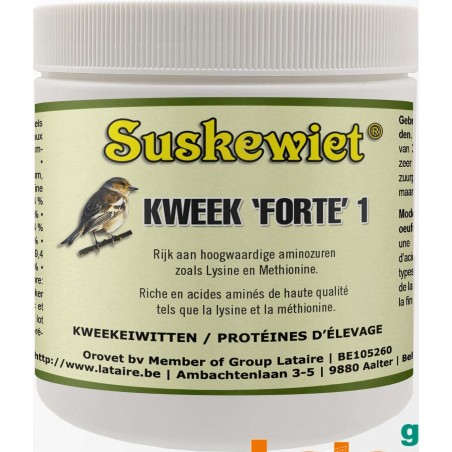Kweek 'Forte'1 - Riche en acides aminés de haute qualité 120g - Suskewiet à 9,30 € - Suskewiet - 20059 - Vitamines et Complém...
