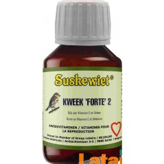 Kweek 'Forte'2 - Vitamines pour la reproduction 100ml - Suskewiet à 9,85 € - Suskewiet - 20060 - Vitamines et Compléments