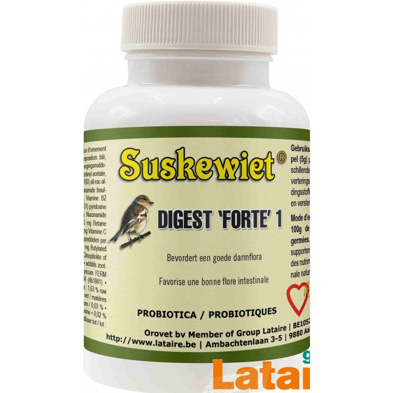 Digest 'Forte'1 – Probiotiques 100g - Suskewiet 20051 Suskewiet 10,95 € Ornibird