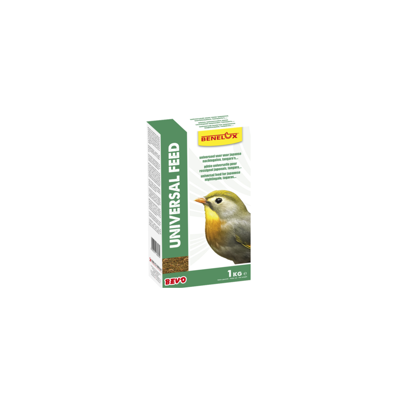 Patée sèche universelle aux insectes Bevo boite 1kg - Benelux 1630046 Benelux 7,95 € Ornibird