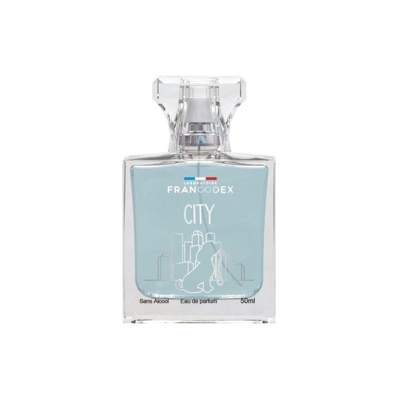 Parfum City pour chiens sans alcool 50ml - Francodex Parfum City pour chiens sans alcool 50ml - Francodex