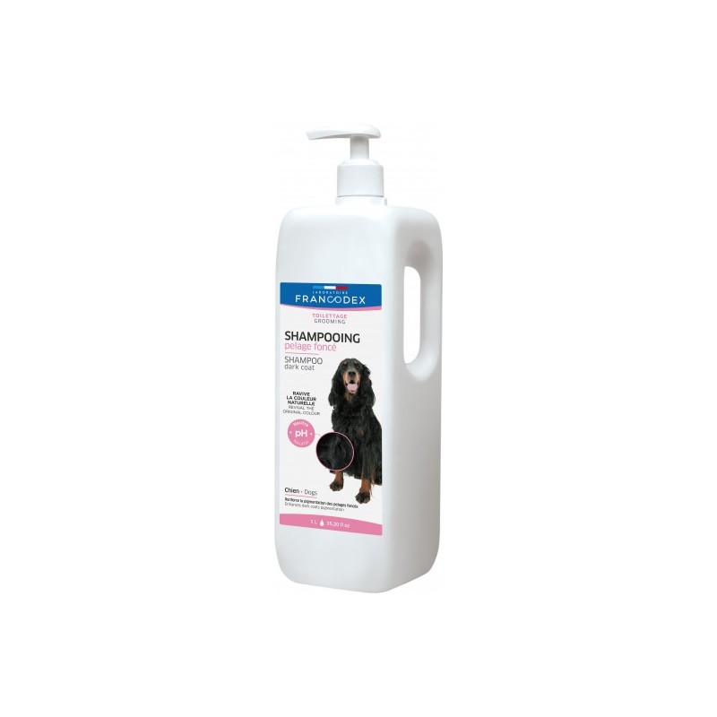 Shampooing Pelage Foncé pour chiens 1L - Francodex