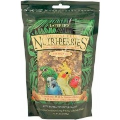 Nutri-Berries Tropical Fruit Cockatiel 284gr - Lafeber's à 14,95 € - Lafeber's - LF32640 - Lafeber's