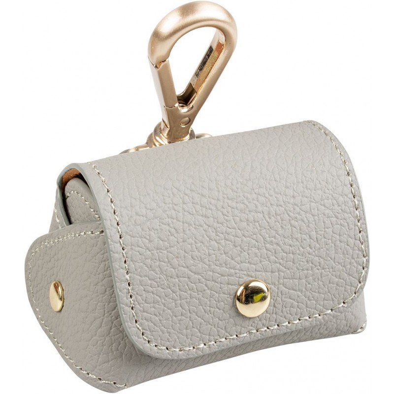 Distributeur sacs ramasse crottes similicuir Gris/Beige 6,5x8,5x9cm - Duvo+ Distributeur sacs ramasse crottes similicuir Gris/Beige 6,5x8,5x9cm - Duvo+