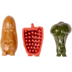 Garden Bites Veggie Friends 6cm-18pcs - Duvo+ à 8,95 € - Duvo + - 11649 - Semi humide