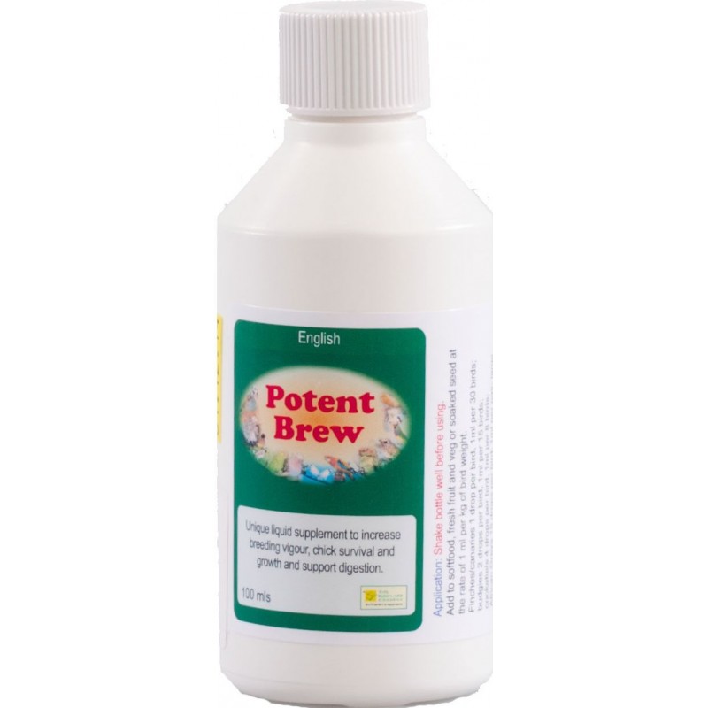Potent Brew 500ml - The Birdcare Company POTE-500 The Birdcare Company 67,22 € Ornibird Potent Brew 500ml - The Birdcare Company POTE-500 The Birdcare Company 67,22 € Ornibird