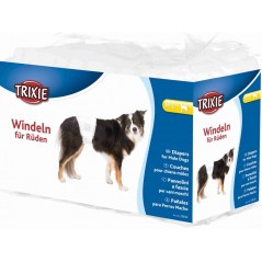 Couches pour chiens mâles M/L 46-60cm - Trixie 23642 Trixie 10,00 € Ornibird