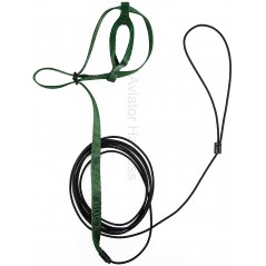 Harnais pour perroquet AVIATOR X-Large Vert à 39,95 € - The Aviator Flight Line - EXAVIXLVERT - Harnais