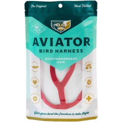 Harnais pour perroquet AVIATOR X-Small Rouge AV00108 The Aviator Flight Line 39,95 € Ornibird