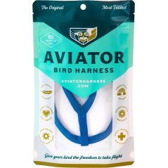 Harnais pour perroquet AVIATOR X-Small Bleu AV00109 The Aviator Flight Line 39,95 € Ornibird