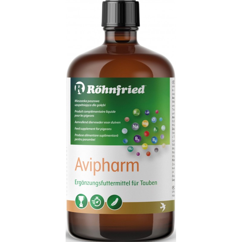 Avipharm (acides aminés, électrolytes, Vit. B) 1L - Röhnfried 79023 Röhnfried - Dr Hesse Tierpharma GmbH & Co 23,40 € Ornibird