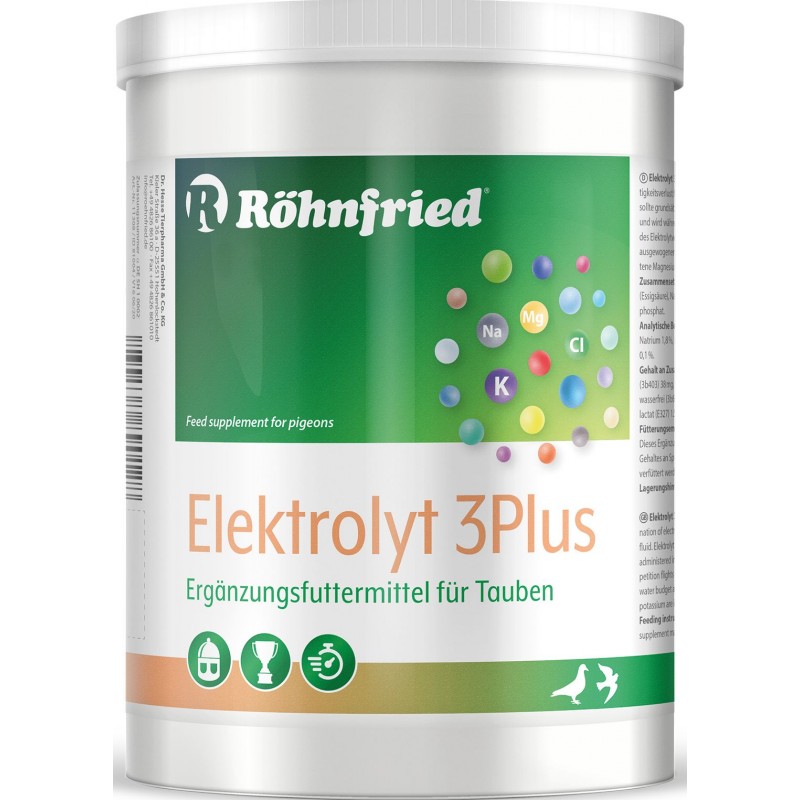 Electrolyt 3Plus (electrolytes for after the effort in the flight) 600gr - Röhnfried 79086 Röhnfried - Dr Hesse Tierpharma Gm...