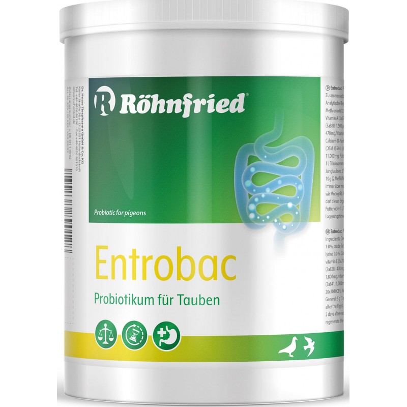 Entrobac (flore intestinale, pre- et probiotiques) 600gr - Röhnfried - Dr Hesse Tierpharma GmbH & Co. KG 79105 Röhnfried - Dr...