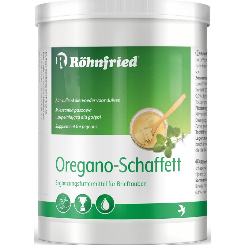 Oregano Schaffett (fat of sheep as a source of energy) 600gr - Röhnfried - Dr. Hesse Tierpharma GmbH & Co. KG 79122 Röhnfried...