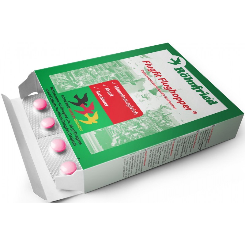 Flugfit dragées (force et endurance pour le vol) 60st - Röhnfried - Dr Hesse Tierpharma GmbH & Co. KG Flugfit dragées (force et endurance pour le vol) 60st - Röhnfried - Dr Hesse Tierpharma GmbH & Co. KG