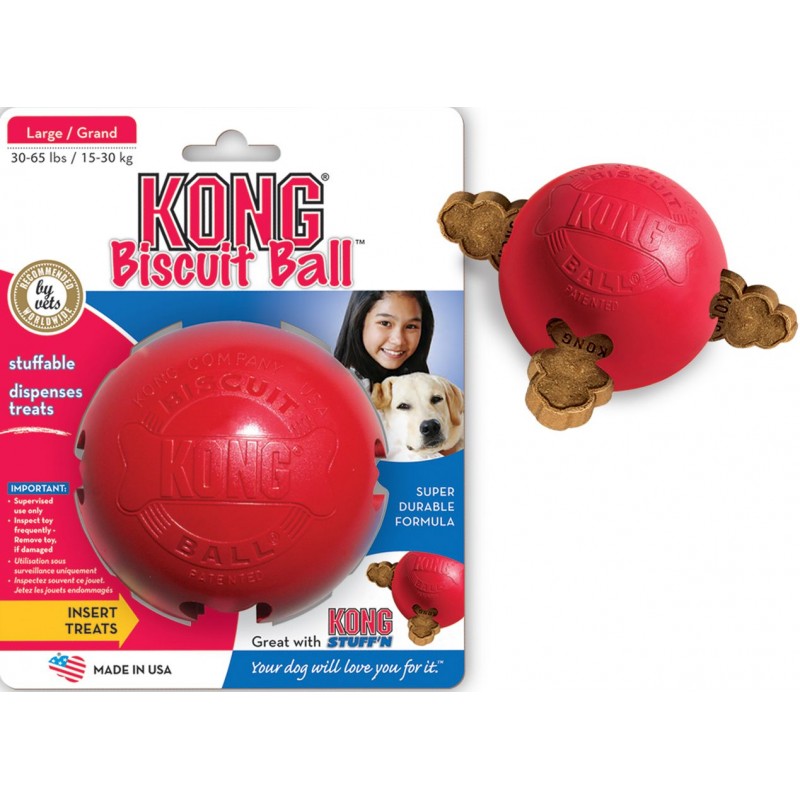 Kong Ball Biscuit Rouge S - Kong 74012045 Kong 16,00 € Ornibird