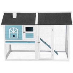 Clapier petits animaux avec cour extérieure 156x110x80cm - Trixie - 279,00 € - Trixie - 4047974623282 - Ornibird SRL