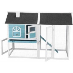 Clapier petits animaux avec cour extérieure 156x110x80cm - Trixie - 279,00 € - Trixie - 4047974623282 - Ornibird SRL