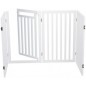 Barrière pour chiens avec porte, 4 parties 60-160x81cm - Trixie Barrière pour chiens avec porte, 4 parties 60-160x81cm - Trixie
