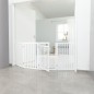 Barrière pour chiens avec porte, 4 parties 60-160x81cm - Trixie Barrière pour chiens avec porte, 4 parties 60-160x81cm - Trixie