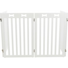 Barrière pour chiens, 4 parties 60-160x75cm - Trixie - 119,00 € - Trixie - 4011905394572 - Ornibird SRL