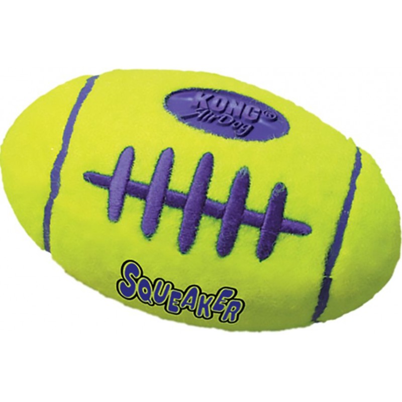 Kong air Squeaker Football jaune L - Kong