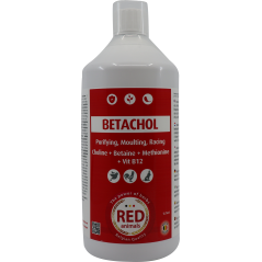 Betachol (red color with B-vitamins, liver, feather) 1L - Red Pigeon for pigeons and birds RP002 Red Animals 24,90 € Ornibird