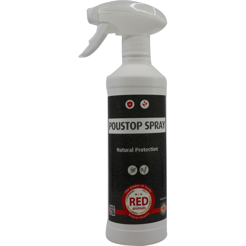 Poustop Spray (poux rouges) 500ml - Red Animals RB007 Red Animals 16,50 € Ornibird