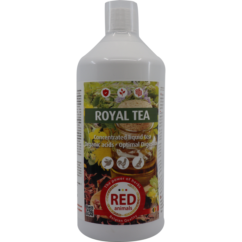 Royal Tea (thé liquide sur base des plantes, acides, huiles essentielles) 1L - Red Animals RP009 Red Animals 19,90 € Ornibird