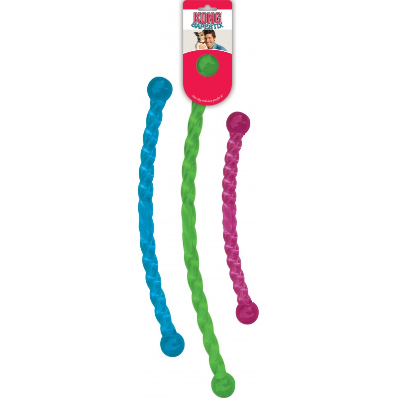 Kong Safestick Bleu/Vert/Mauve L-70cm - Kong Kong Safestick Bleu/Vert/Mauve L-70cm - Kong