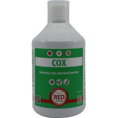 Cox (santé intestinale) 500ml - Red Animals RP004 Red Animals 19,90 € Ornibird