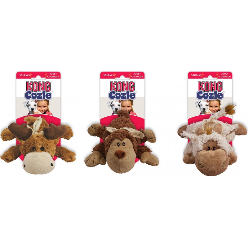 Kong Cozie Naturals jouet couineur S - Kong Kong Cozie Naturals jouet couineur S - Kong