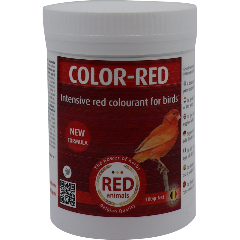 Color-red (red dye and with choline for the liver) 100gr - Red Bird to birds RB025 Red Animals 14,20 € Ornibird