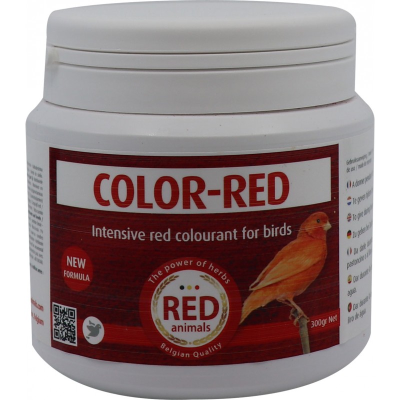 Color-Red (colorant rouge et avec choline pour le foie) 300gr - Red Bird pour oiseaux RB025 Red Animals 30,29 € Ornibird
