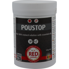 Pohstop poudre (poux rouges) 100gr - Red Animals RP023 Red Animals 8,50 € Ornibird