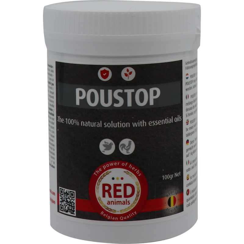 Pohstop poudre (poux rouges) 100gr - Red Animals RP023 Red Animals 8,50 € Ornibird
