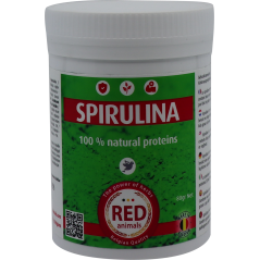 Spirulina (source de proteines, algues) 80gr - Red Animals RB009 Red Animals 9,50 € Ornibird