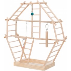 Plateau de jeu en bois avec échelles 44x44x16cm - Trixie 5659 Trixie 30,00 € Ornibird