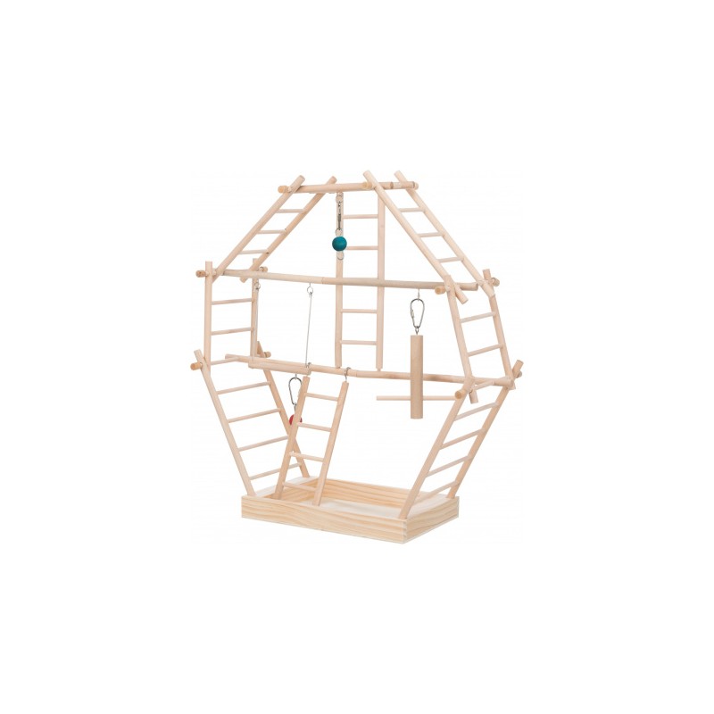 Plateau de jeu en bois avec échelles 44x44x16cm - Trixie 5659 Trixie 30,00 € Ornibird