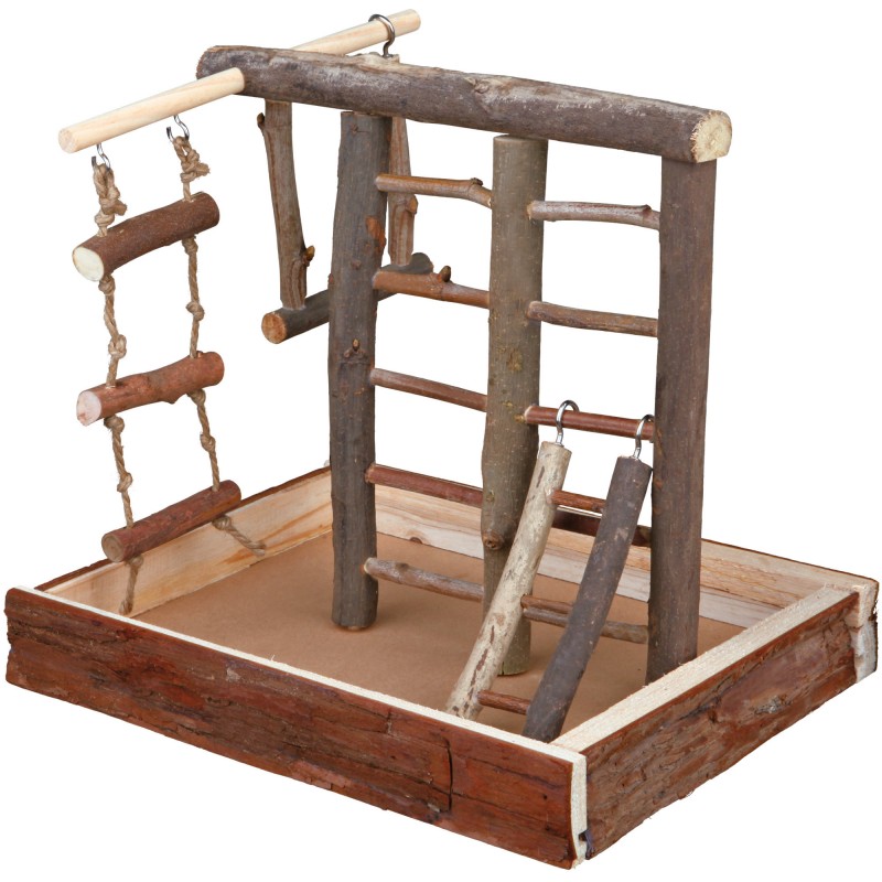 Plateau de jeu en bois naturel 28x25x22cm - Trixie