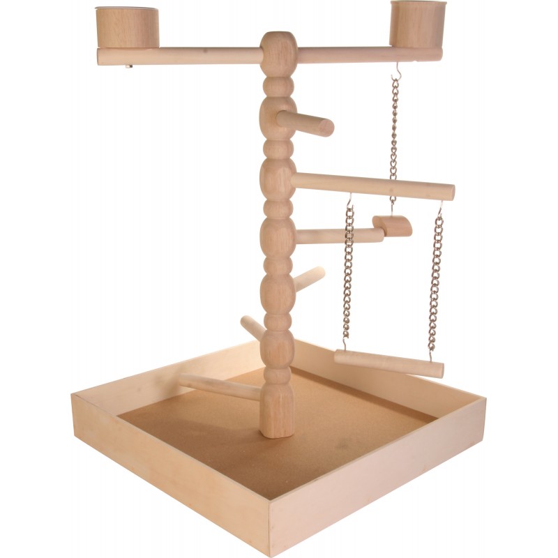 Plateau de jeu avec 2 écuelles 40 et 50ml 41x55x41cm - Trixie